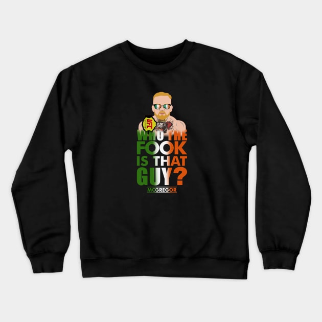 who the fook is that guy Crewneck Sweatshirt by americanauthors